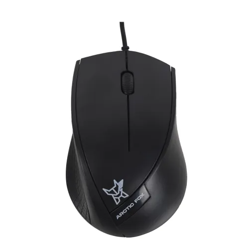 Image of Arctic Fox Opti-Lite Wired Mouse – 1200 DPI, USB