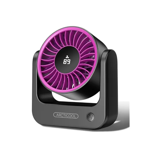 Image of ARCTICOOL Mini Rechargeable Fan – Charging Table Fan with 5 Speed Settings