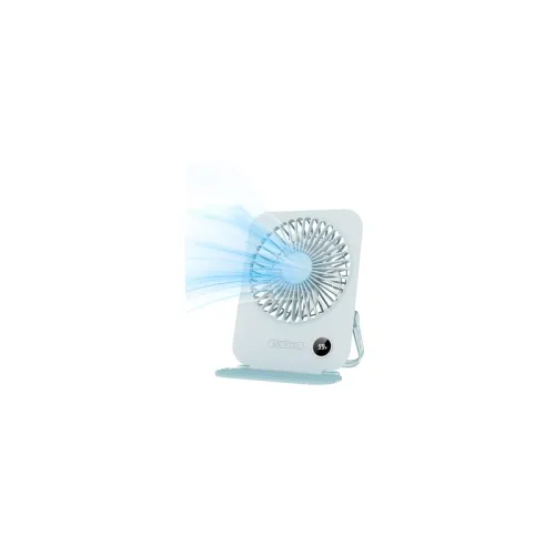 Image of ARCTICOOL Small Table Fan with LED Display (Blue)