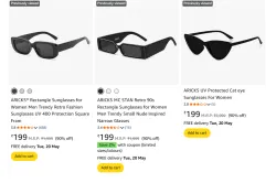 ARICKS Sunglasses for Women Men Flat 90% Discount