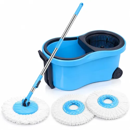 Image of ARICO 360° Spin Mop Bucket Set with 2 Refills