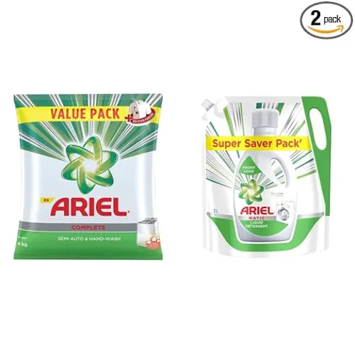 Image of Ariel Detergent Combo Pack (4kg Powder + 2L Liquid)