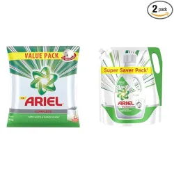 Ariel Detergent Combo Pack (4kg Powder + 2L Liquid)
