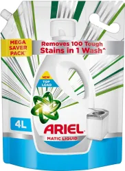 Ariel Topload stain Fresh Liquid Detergent  (4 L)