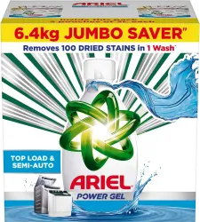 Ariel Fresh Liquid Detergent for Top Load & Semi-Auto (6.4 kg)