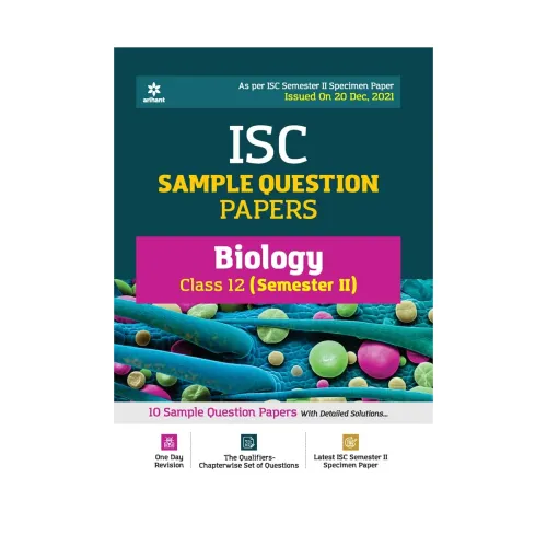 Image of Arihant ISC Semester 2 Biology Class 10 Sample Question Papers
