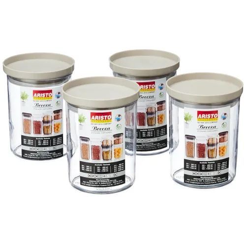 Image of Aristo 102 Airtight Breeza Round Container 800ml Set of 4