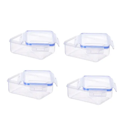 Image of Aristo Lock & Fresh 210 Plastic Storage Container (Set of 4-700 ML)