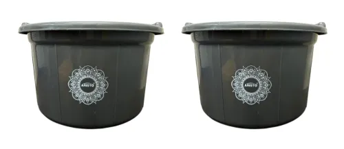 Image of Aristo Multipurpose Plastic Tub 32LTR Aqua Grey Combo