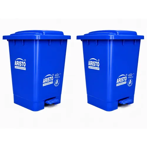Image of ARISTO Plastic Step-On Pedal Garbage Waste Dustbins 45 Ltr 