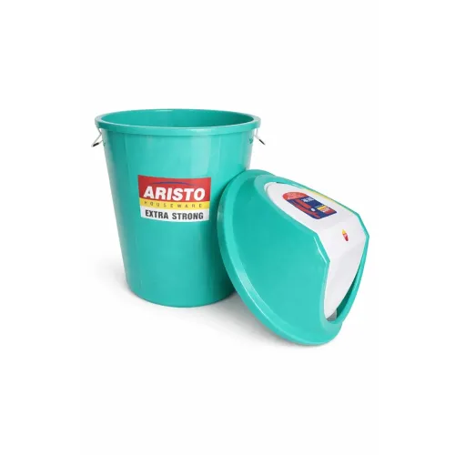 Image of ARISTO Plastic Swing-Lid Garbage Waste Dustbin 32 L