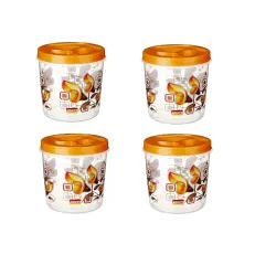 Aristo Queen777 Plastic Storage Container 4700ml (Set of 4, Multicolor)