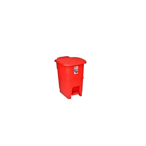 Image of ARISTO Red,12 Ltr Plastic Pedal Garbage Waste Dustbin
