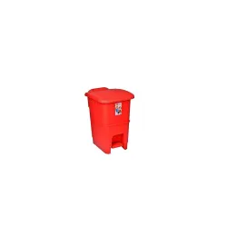 ARISTO Red,12 Ltr Plastic Pedal Garbage Waste Dustbin
