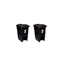 ARISTO Splash Plastic Pedal Dustbin, 25L * Combo