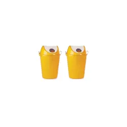 ARISTO Swing Lid Garbage Waste Dustbin with Metal Side Handle 60 ltr