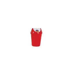 ARISTO Swing Lid Garbage Waste Dustbin 60 Ltr red