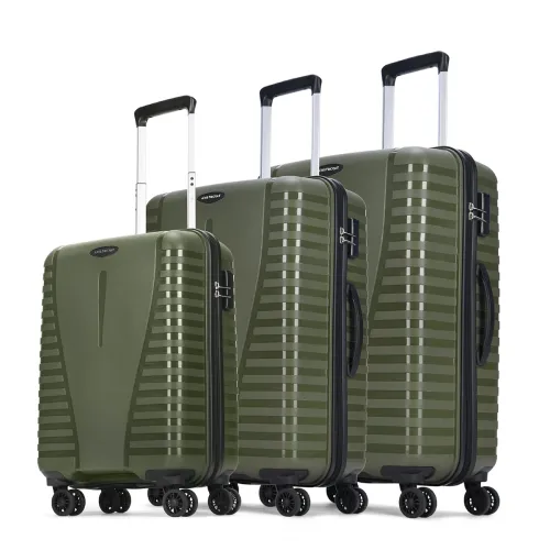 Image of Aristocrat 3 Pc Airpro Set Cabin 55cm(Small) Check-in 66cm(Medium) Check-in 75cm(Large) 8 Wheels Spinner Trolley Bags, H