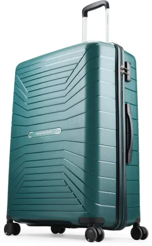 Image of ARISTOCRAT Large Check-in Suitcase (75 cm) 8 Wheels - Carnival 76 - Hardbody Trolley Bag - Green