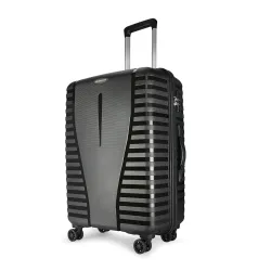 Aristocrat Airpro 8-Wheel Large Size Hard Case Trolley Bag, Jet Black