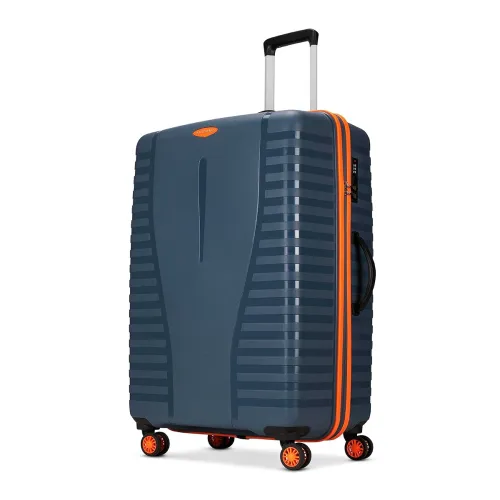 Image of Aristocrat Airpro Max 8-Wheel Large, Hard Case Trolley Bag, Spanish Blue