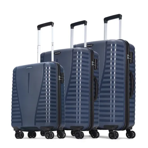 Image of Aristocrat Airpro 3 Piece Hard Case Trolley Bag Set (Cabin 55cm, Medium 66cm, Large 75cm)