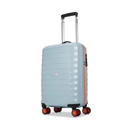 Image of Aristocrat Altitude 8-Wheel Cabin Size Hard Case Trolley Bag, Surf Spray