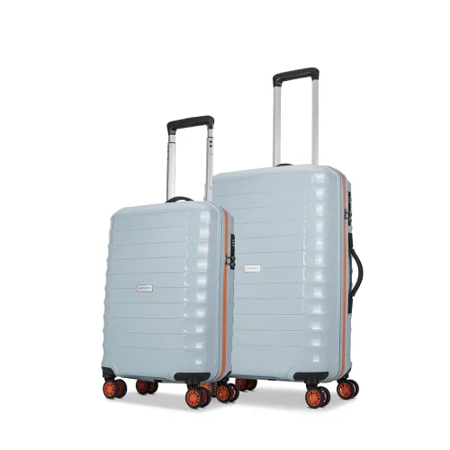 Image of Aristocrat Altitude Set of 2 (Cabin+Medium) Trolley Bags, Surf Spray