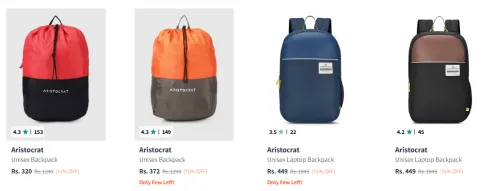Image of Aristocrat Bags upto 75% Discount