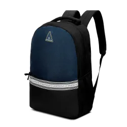 Aristocrat Blake 18L Laptop Backpack (Upto 15.6\'),2 Compartments,Blue-Black
