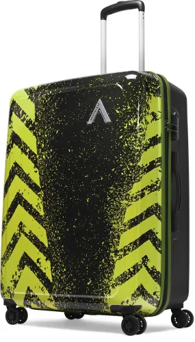 Image of ARISTOCRAT Check-in Suitcase (73.2 cm) 8 Wheels - Crossway Polycarbonate | Trolley Bag With Combination Lock - Green