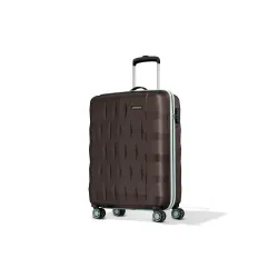 Aristocrat Comet Cabin Polycarbonate Hard Case 8-Wheel Trolley Bag, Brown