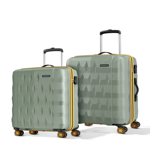 Image of Aristocrat Comet Green Hard Trolley Set