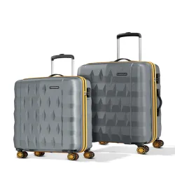 Aristocrat Comet Grey Set of 2 Small 56 & 66cm Trolley Bag 