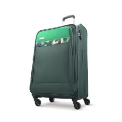 Aristocrat Commander Soft Case Large Size (Check-in) Trolley Bag, Green