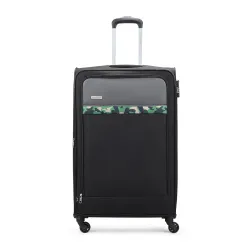 Aristocrat Commander Soft Case Large Size (Check-in) Trolley Bag, Black