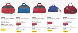 Aristocrat Duffel Bags upto 84% Discount