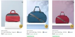 Aristocrat Duffel Bags up to 87% Discount