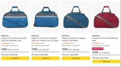 Aristocrat Duffle Bags upto 83% discount 