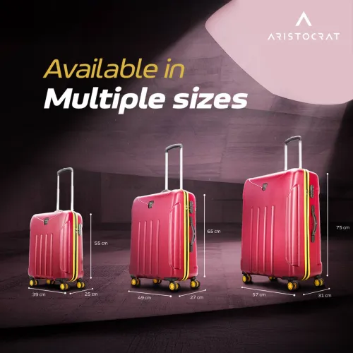 Image of Aristocrat Falcon Pro Hard Body Luggage Set of 2 S+M