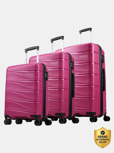 Image of ARISTOCRAT Hard Body Set of 3 Luggage 8 Wheels