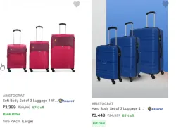  ARISTOCRAT Hard Body Set of 3 Luggage Up to 87% Discount