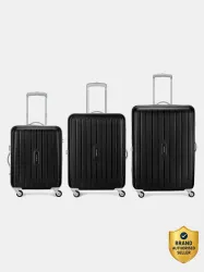 ARISTOCRAT Hard Body Set of 3 Luggage 4 Wheels 