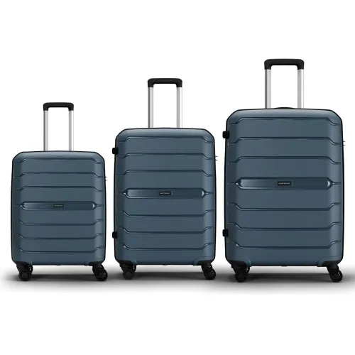 Image of Aristocrat Liberty 3-Piece Trolley Bag Set 58/68/78cm Spanish Blue