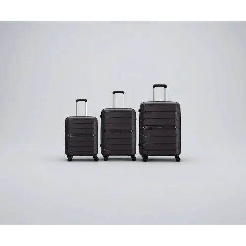 Image of Aristocrat Liberty Set of 3 (Cabin+Medium+Large) Trolley Bags, Saddle Brown