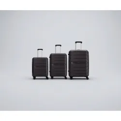 Aristocrat Liberty Set of 3 (Cabin+Medium+Large) Trolley Bags, Saddle Brown