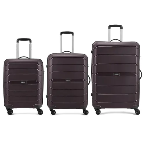 Image of Aristocrat Liberty Set of 3 (Cabin+Medium+Large) Trolley Bag, 58+68+78Cm | Combination Lock | 8 Wheels | 3 Years Interna
