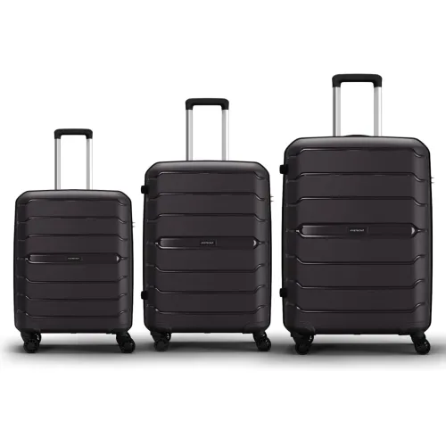 Image of Aristocrat Liberty Polypropylene Hard Spinner Trolley Bag (Set of 3)