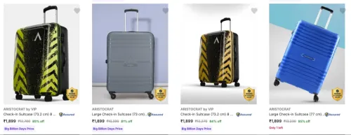 Image of Aristocrat Luggages upto 85% discount 