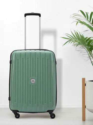 Image of ARISTOCRAT Medium Check-in Suitcase (65 cm) 4 Wheels - Armstrong 65 - Trolley Bag - Green, Black